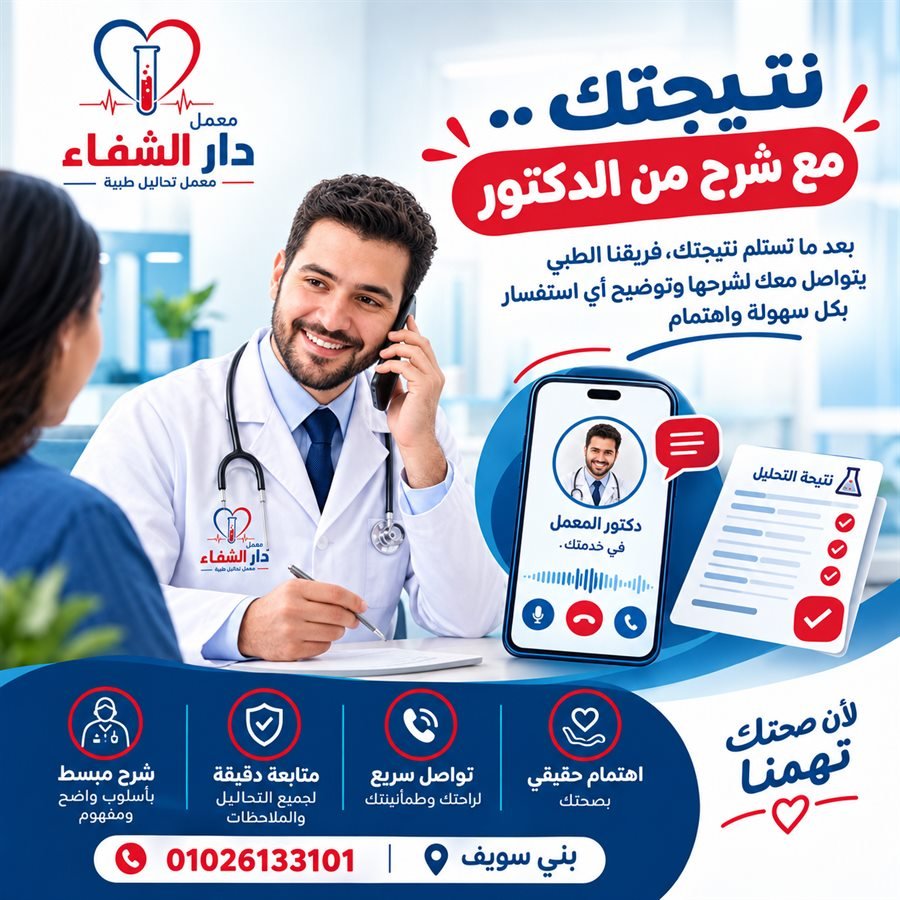 نتيجتك مع شرح من الدكتور